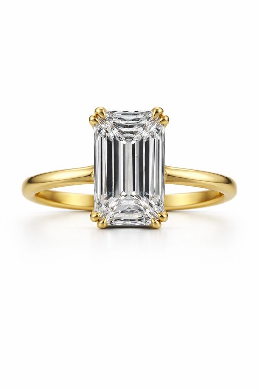 3.00CT LAB-GROWN EMERALD F/VVS2