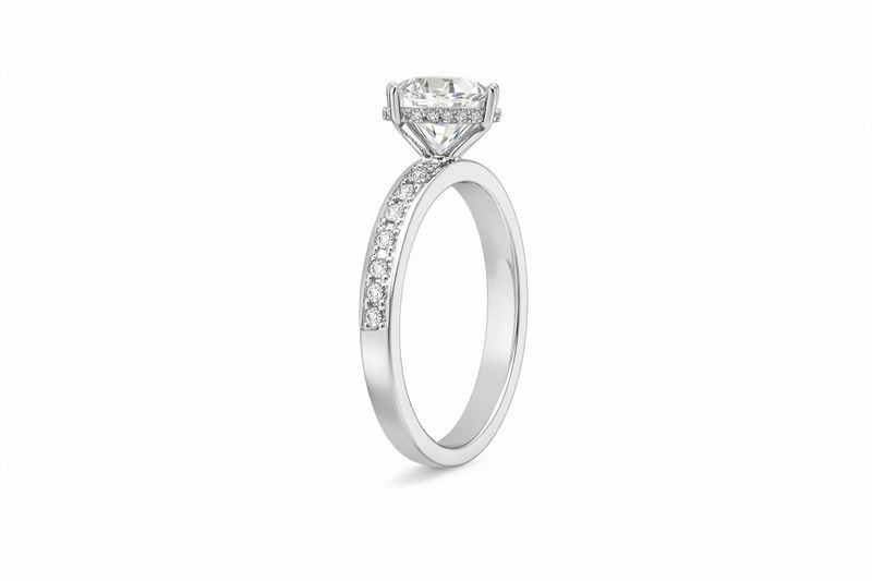 3.03CT LAB-GROWN ROUND CUT F/VVS2