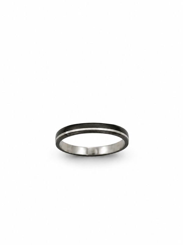 18K BLACK GOLD BAND