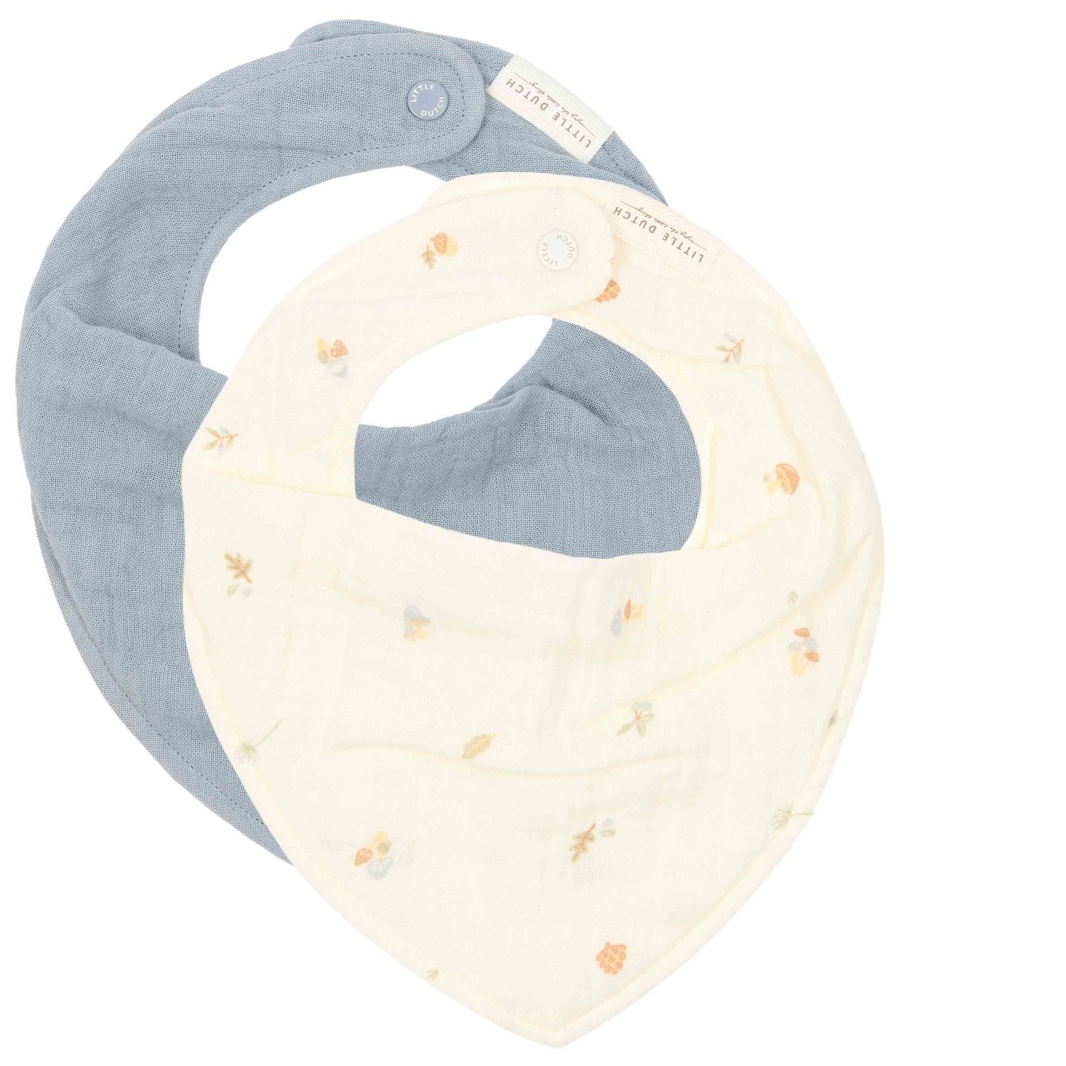 Little Dutch - Bandana slab set van 2 Forest Treasures/Pure Denim Blue