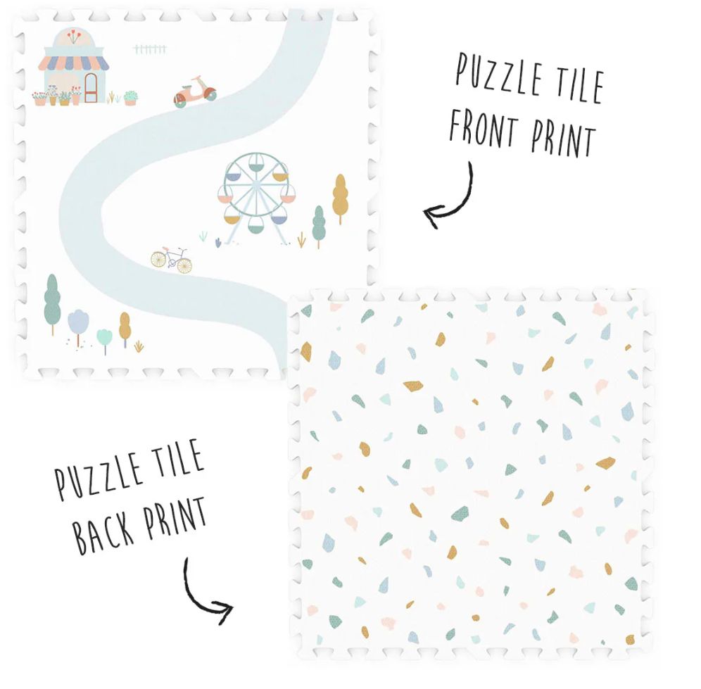 PLay &amp; Go - Village/Terrazzo puzzlemat