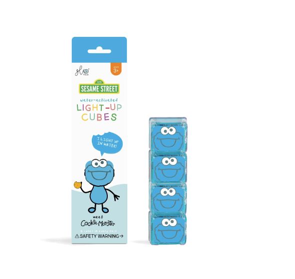 Glopals - light up cubes 4pc Cookie