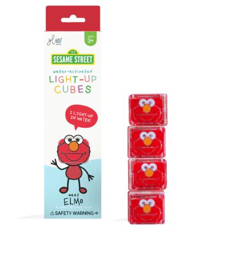 Glopals - light up cubes 4pc Elmo