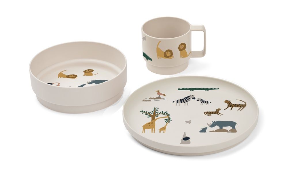 Liewood - Archi Tableware set, Color: All together