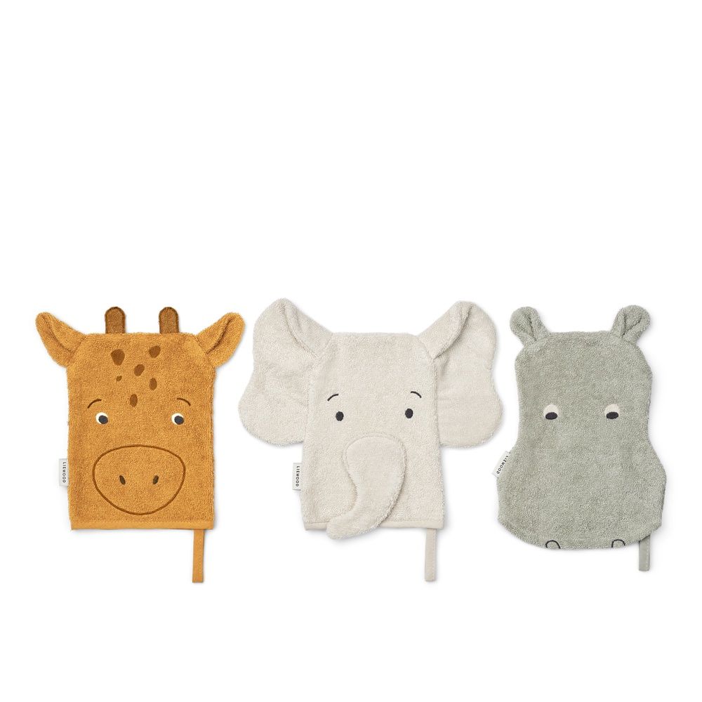 Liewood - Washandjes Sylvester All together 3st