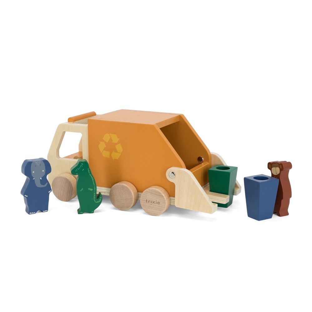 Trixie - Houten vuilniswagen