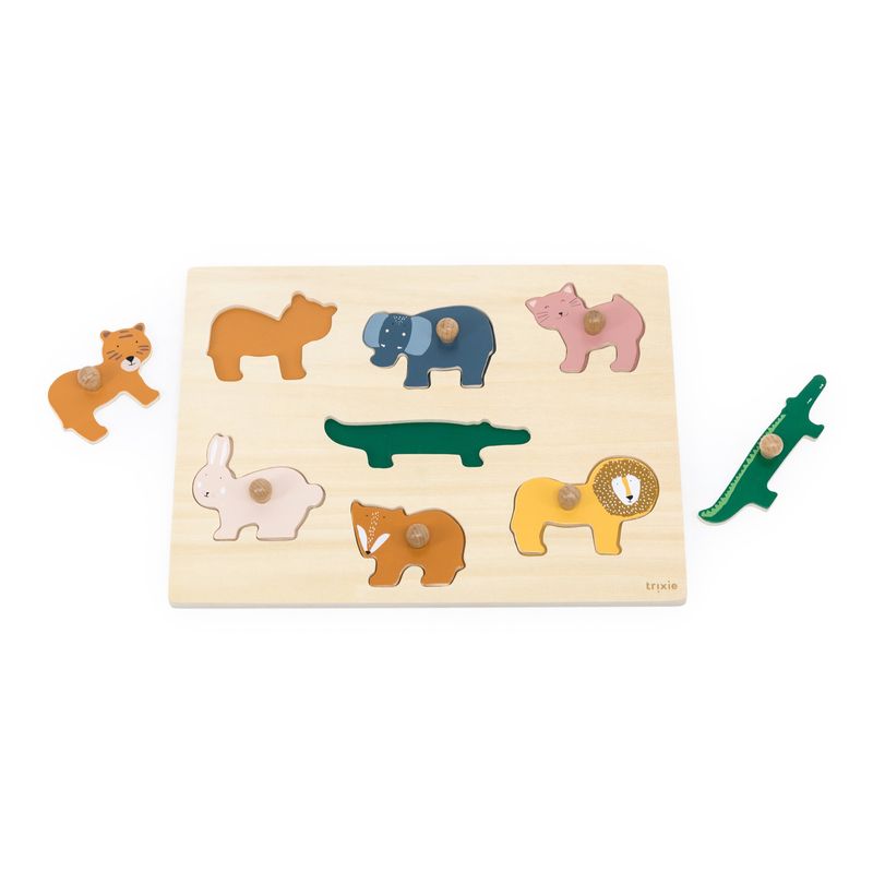 Trixie - Houten inlegpuzzel dieren 7 stuks