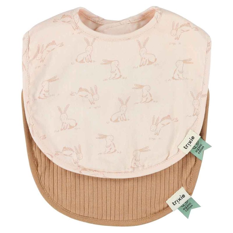 Trixie - Slabbetje 2-pack mix - Rosy Rabbit