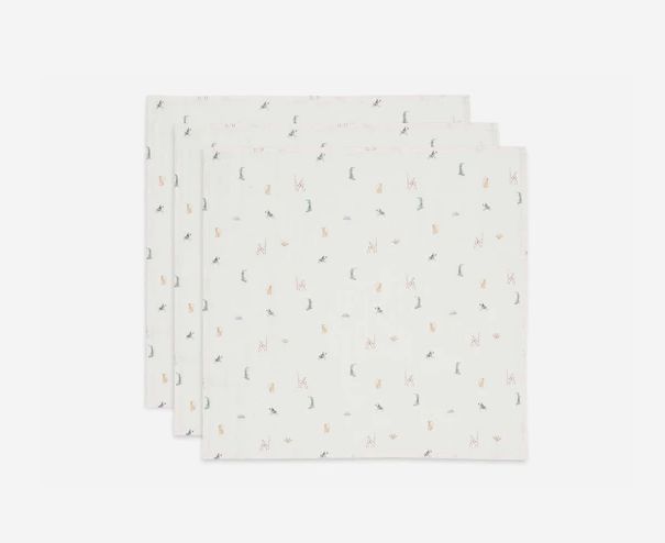 Jollein - Tetradoek 3pack Jungle Jambo