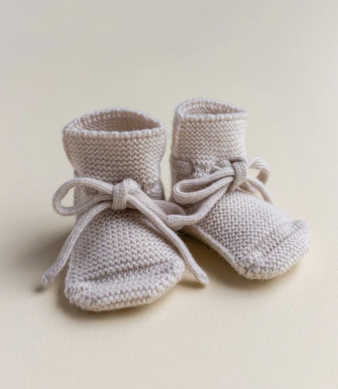 Hvid - booties Cream
