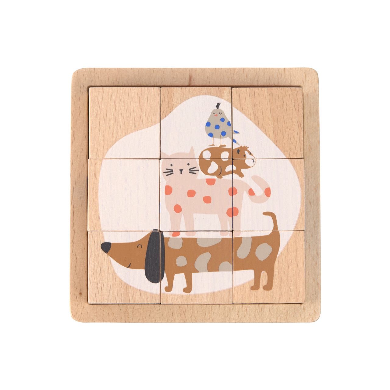 Laessig - Cube Puzzle Wood Little Mateys
