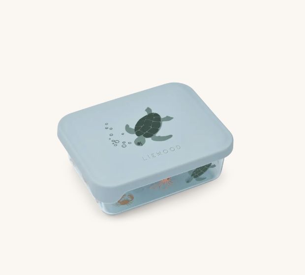 Liewood - Ako Tritan Snack Box Sea creature