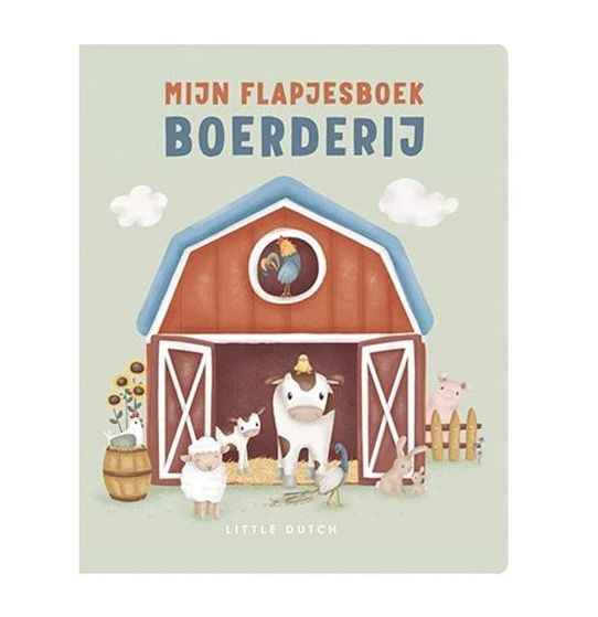 Little Dutch - Kinderboek Mijn Flapjesboek - Boerderij