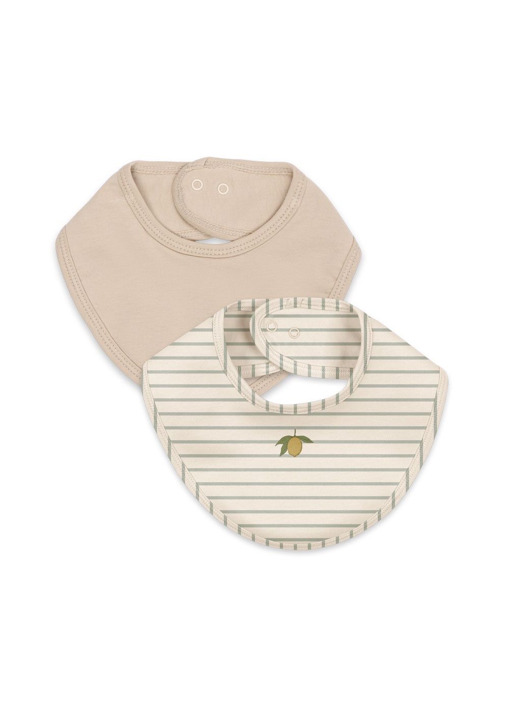 Konges Slojd -Basis Bib 2pack Tea Stripe
