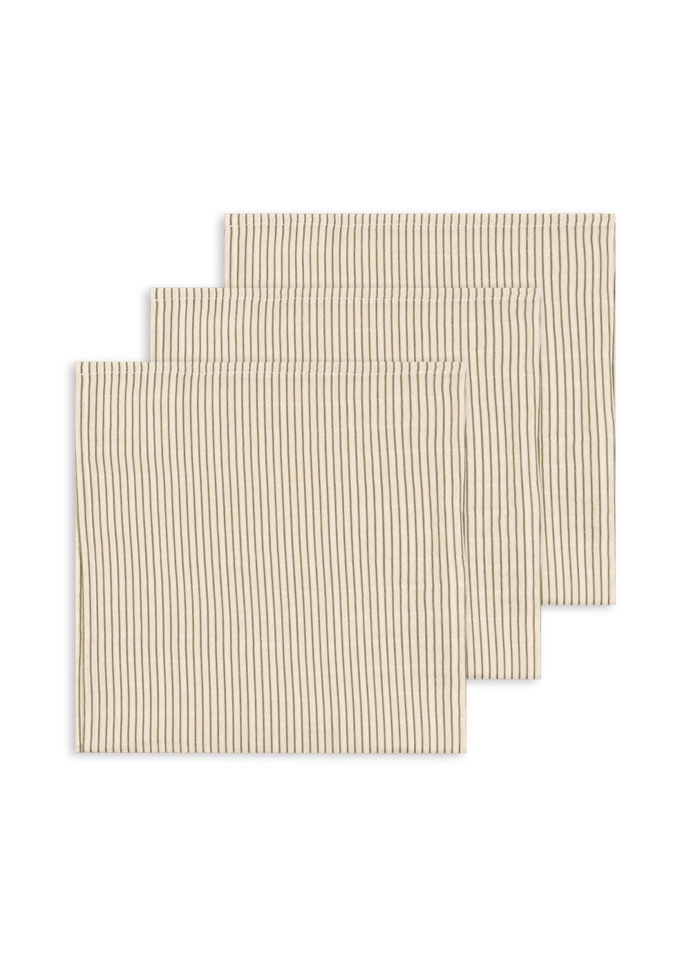 Konges Slojd - Muslin Cloth 3pack Tea Stripe