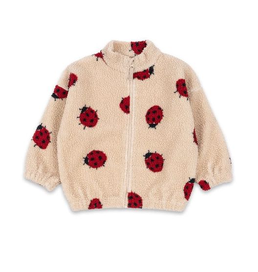 Konges Slojd - JODY TEDDY JACKET LADYBUG