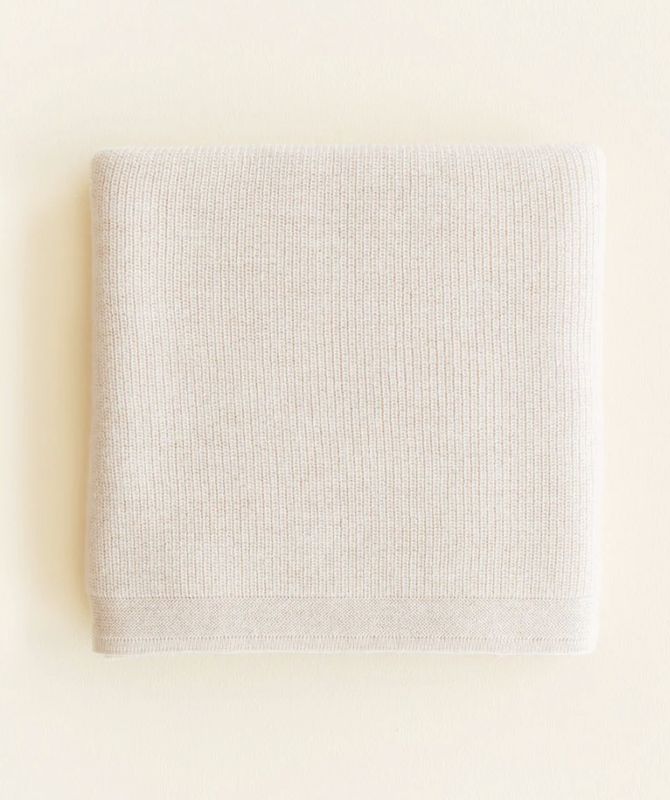 Hvid - Blanket felix cream