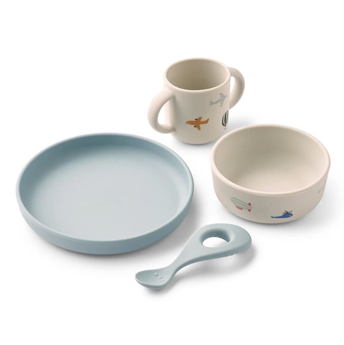 Liewood - Vivi Printed Tableware Set aviator