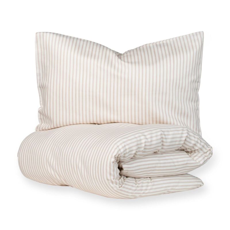 Quax - Donsovertrek - Natural Collection - Stripes 100x135