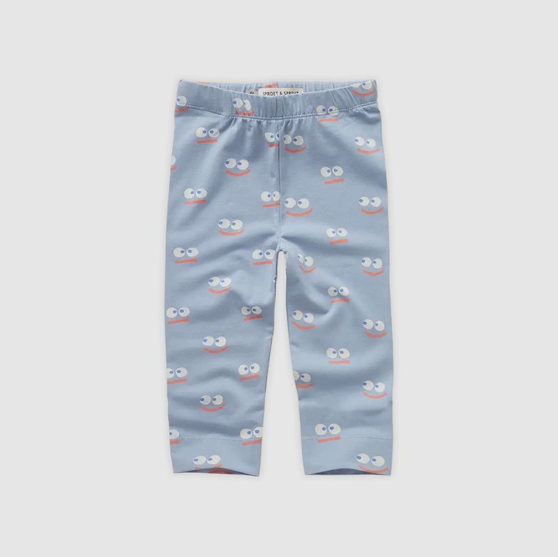 S&amp;S - LEGGING SMILEY PRINT