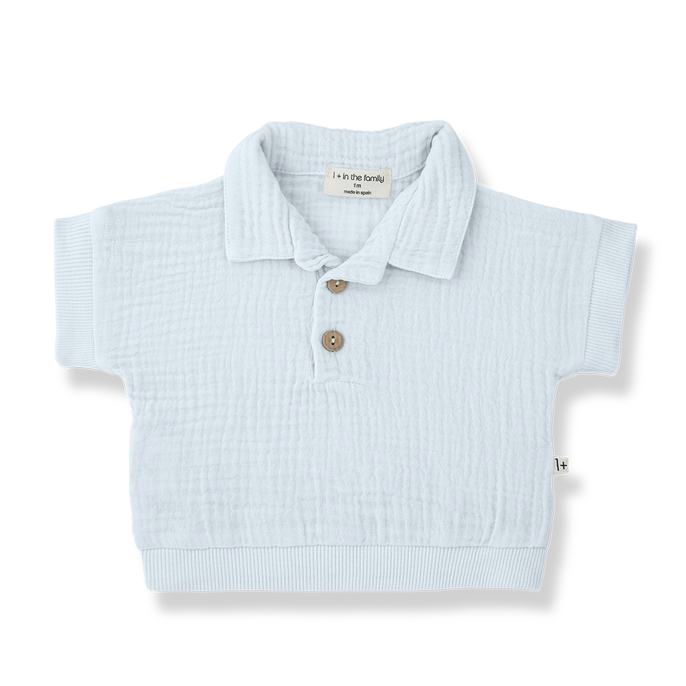 1 + in the family - Polo Guido misty blue