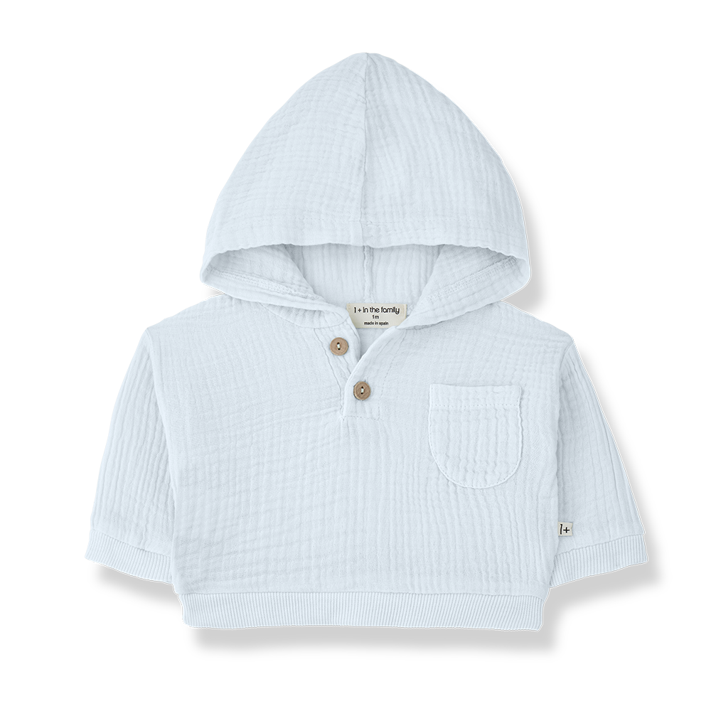 1 + in the family - Sweater Bini misty blue