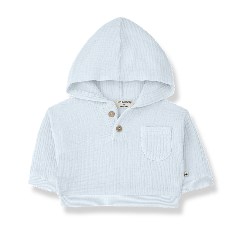 1 + in the family - Sweater Bini misty blue