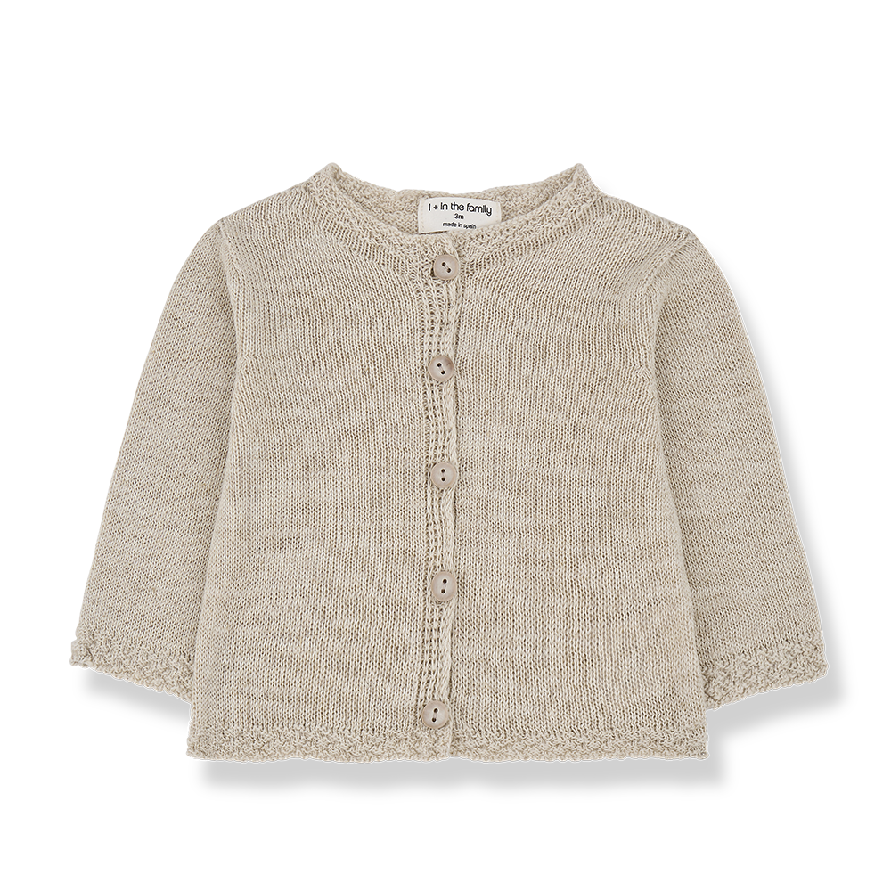 1 + in the family - Gilet Musha beige