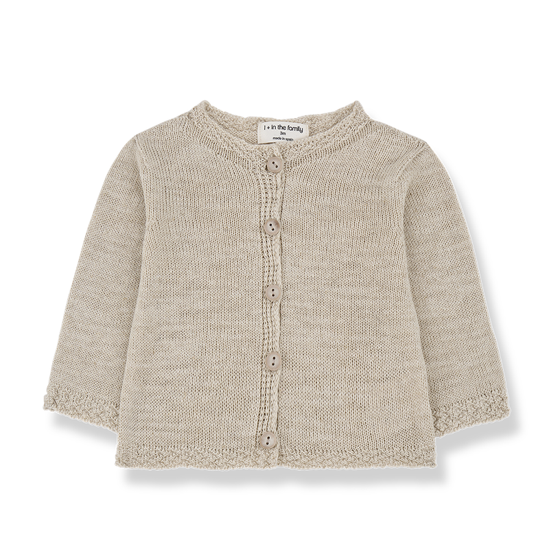 1 + in the family - Gilet Musha beige