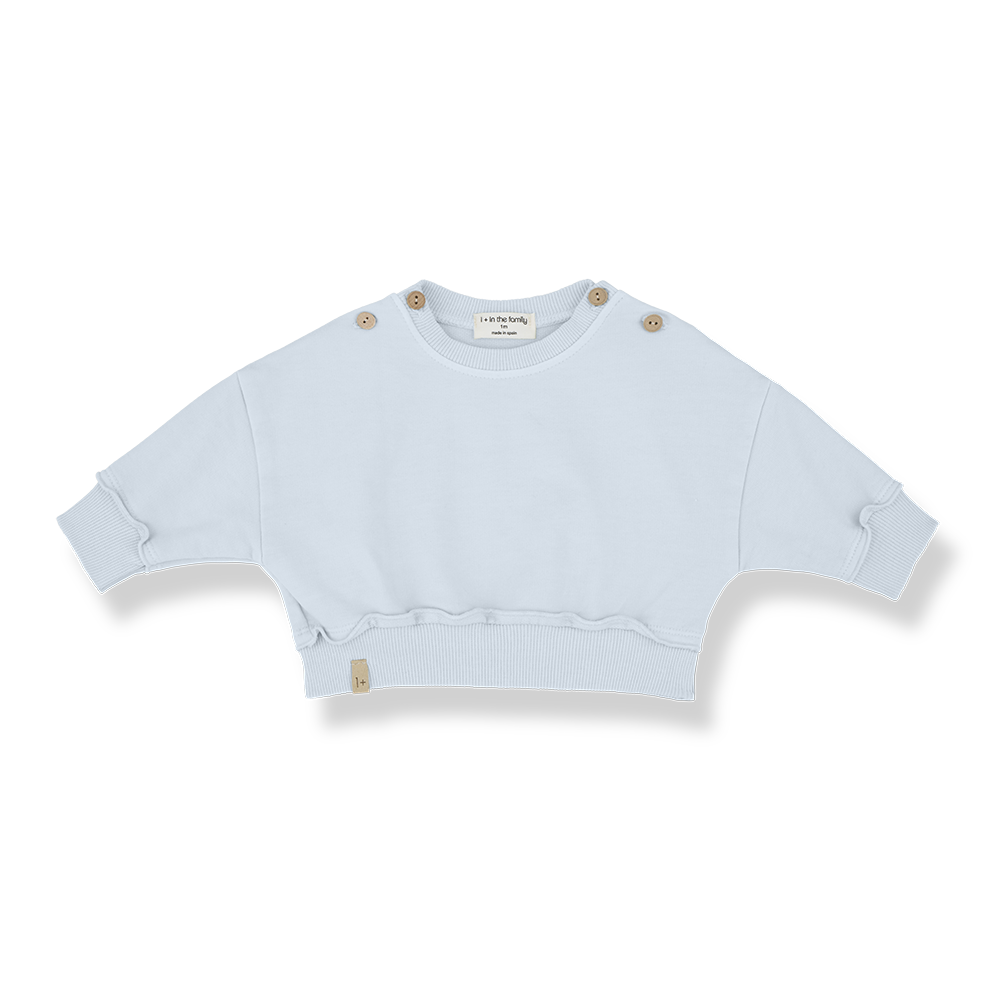 1 + in the family - Sweater Job misty blue