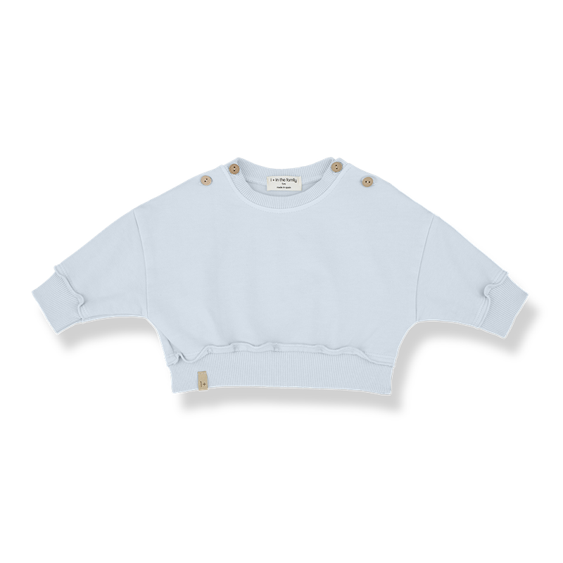 1 + in the family - Sweater Job misty blue
