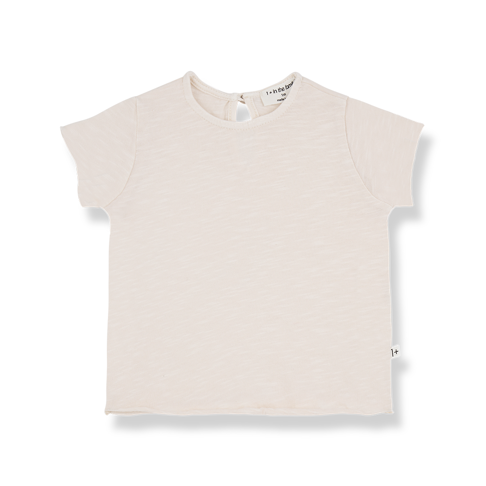 1 + in the family - Tshirt Greta nude