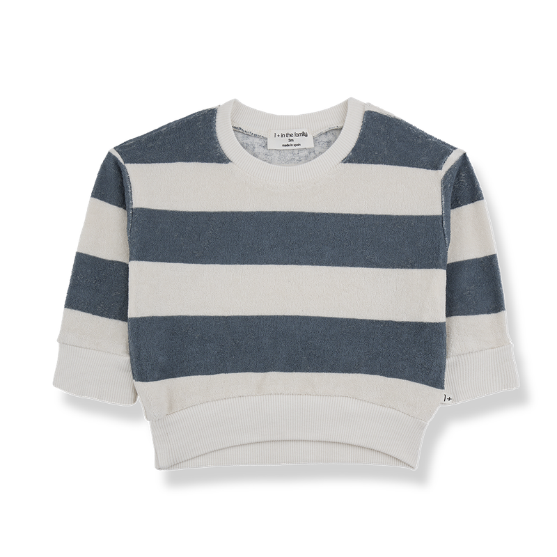 1 + in the family - Sweater Stefano petroleum