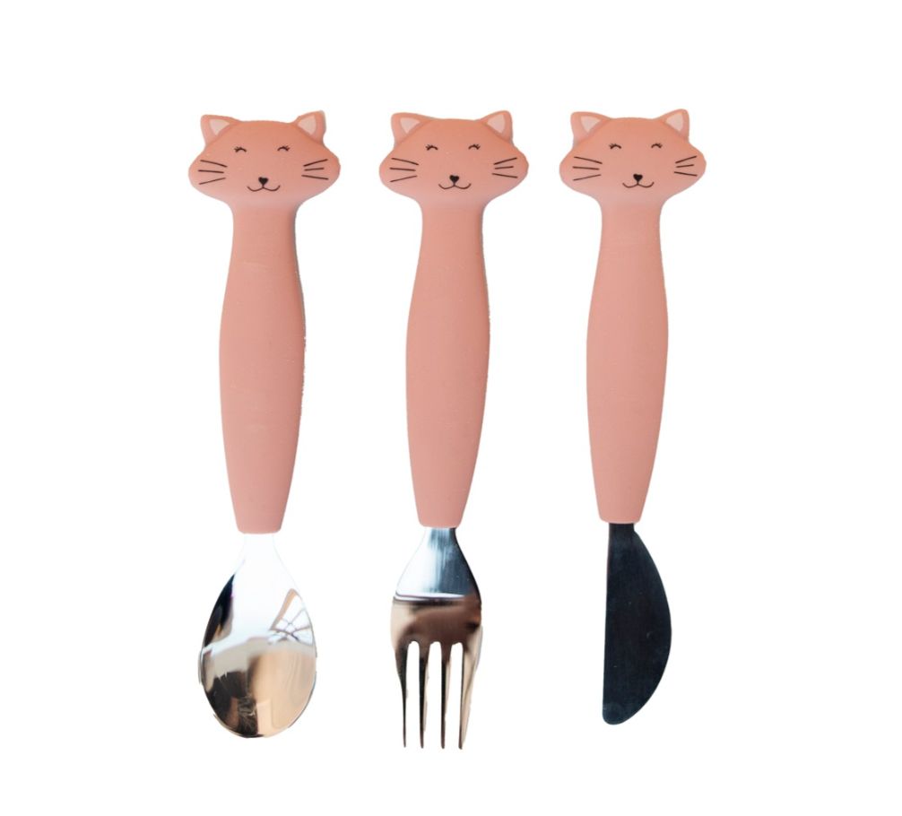 Trixie - Siliconen bestek 3 stuks - Mrs. Cat