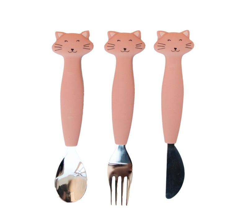 Trixie - Siliconen bestek 3 stuks - Mrs. Cat