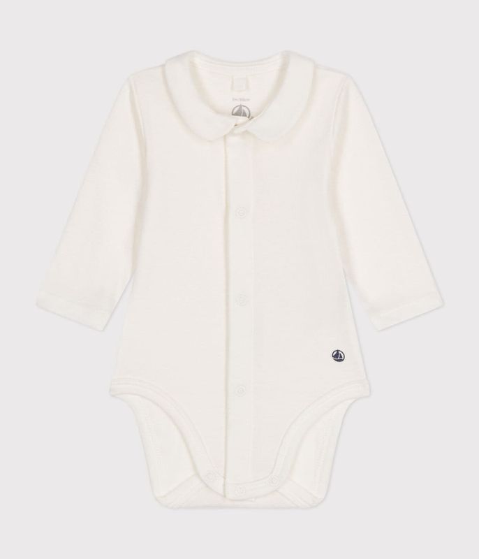 PETIT BATEAU - BODY MET LANGE MOUW EN KRAAGJE
