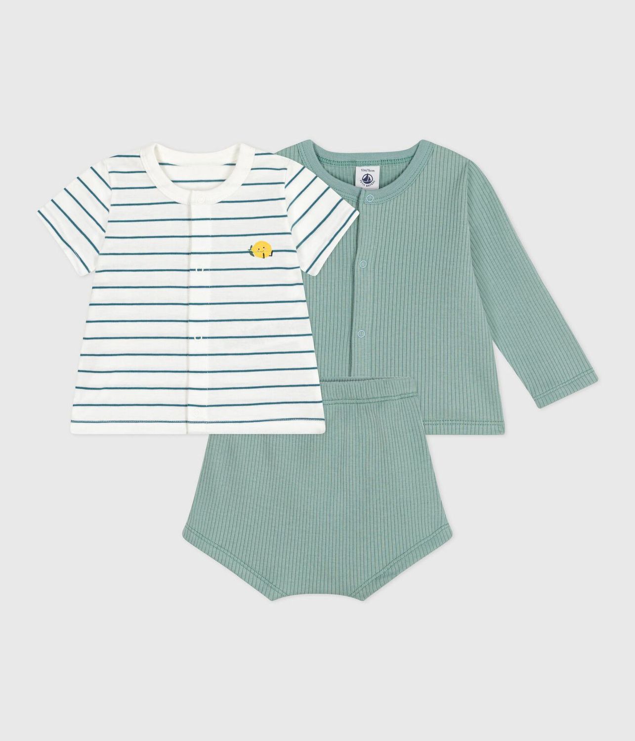 PETIT BATEAU - ENSEMBLE CITRON