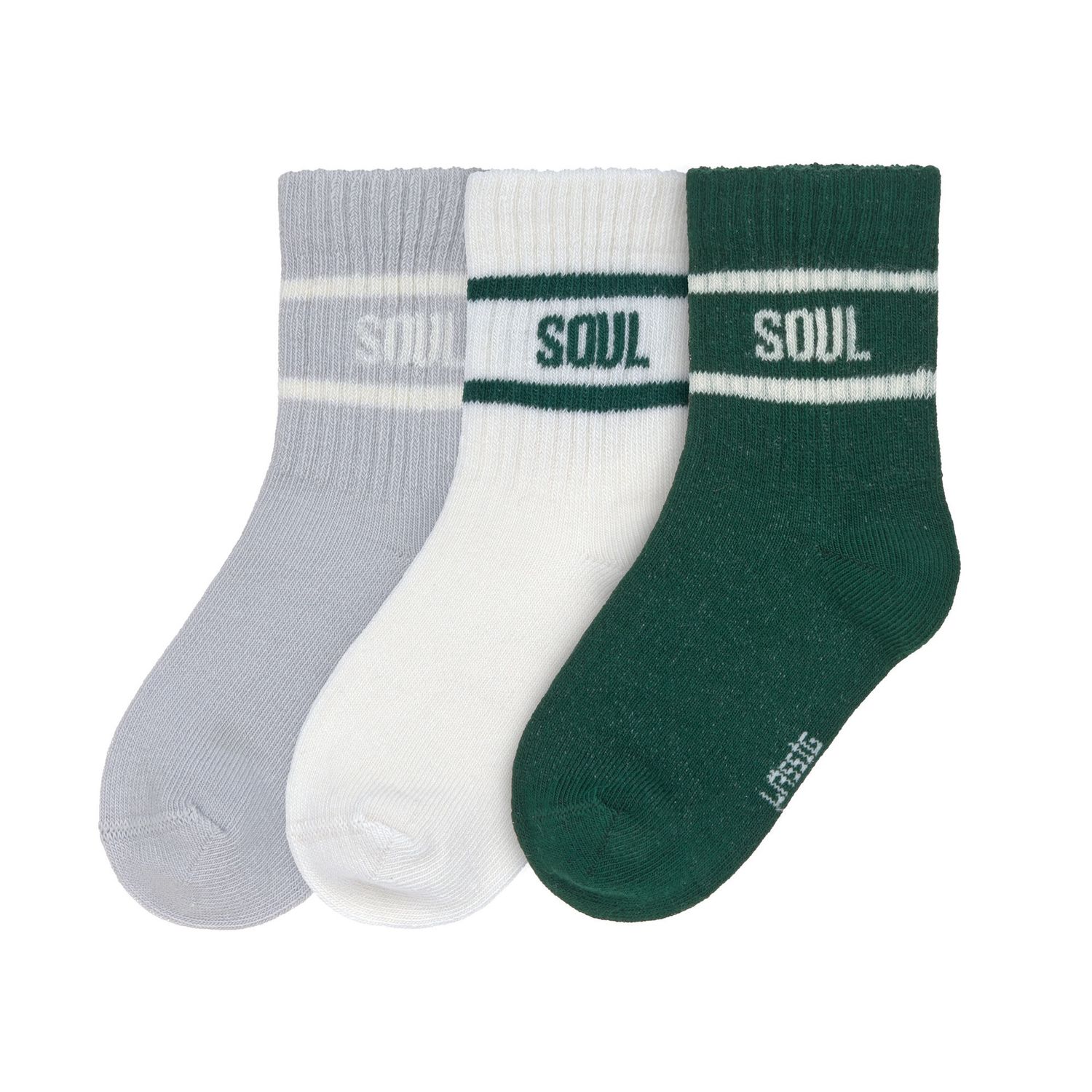 Laessig - Socks 3 pcs darkgreen/light blue