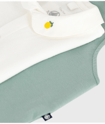 Petit Bateau - Salopette + body citron