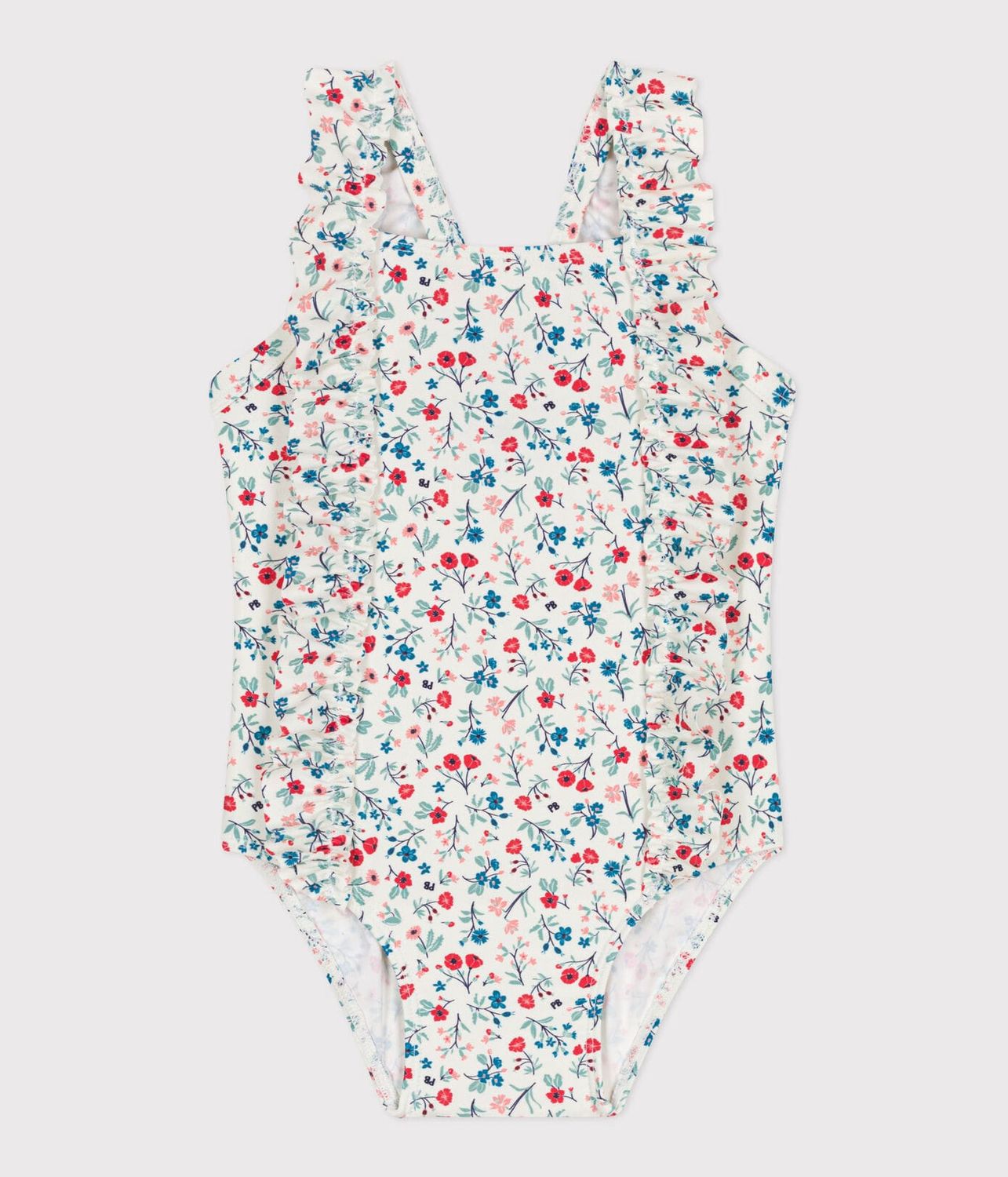 PETIT BATEAU - ZWEMPAKJE BLOEMENPRINT
