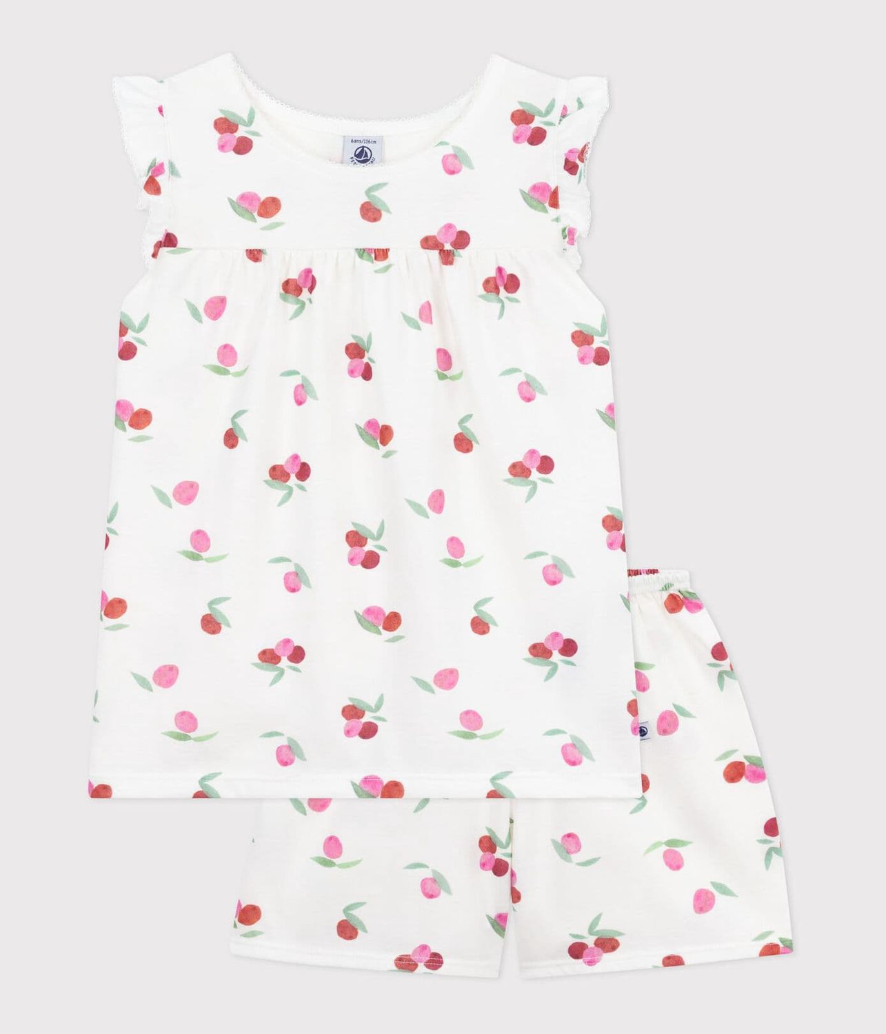 Petit Bateau - Pyjama kort kersjes
