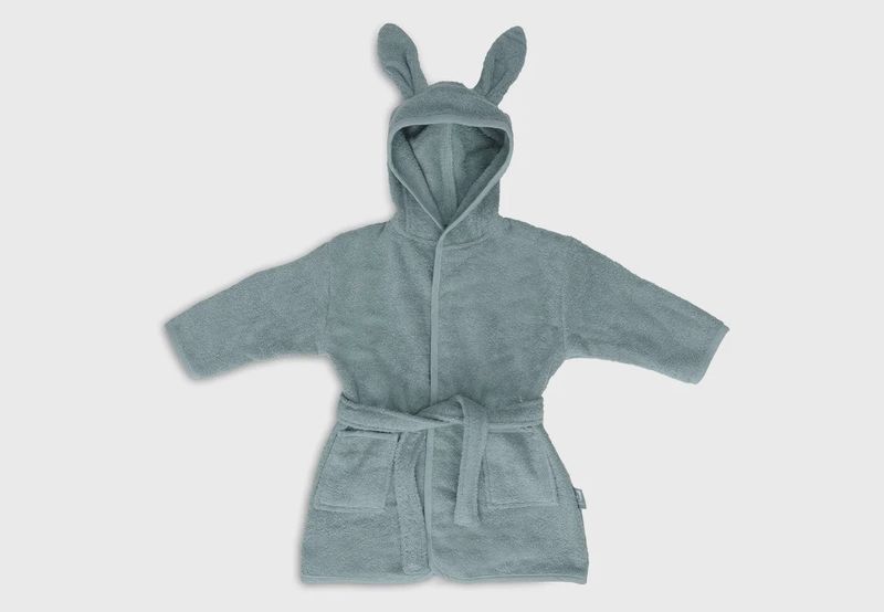 Jollein - Badjas Stripe Terry Sea Green