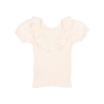 Buho - Tshirt kraagje rib