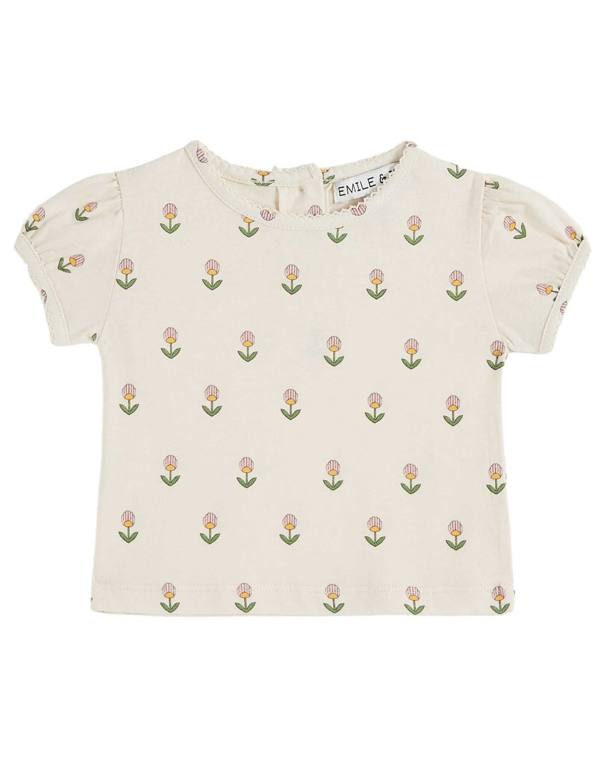 Emile et Ida - Tshirt Fleurs Douce