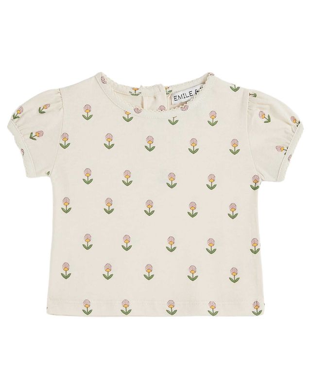 Emile et Ida - Tshirt Fleurs Douce