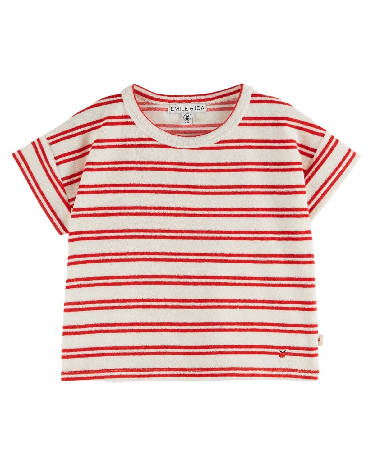 Emile et Ida - Tshirt eponge rayure canna