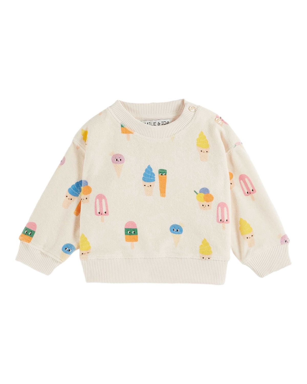 Emile et Ida - Sweater eponge icecream