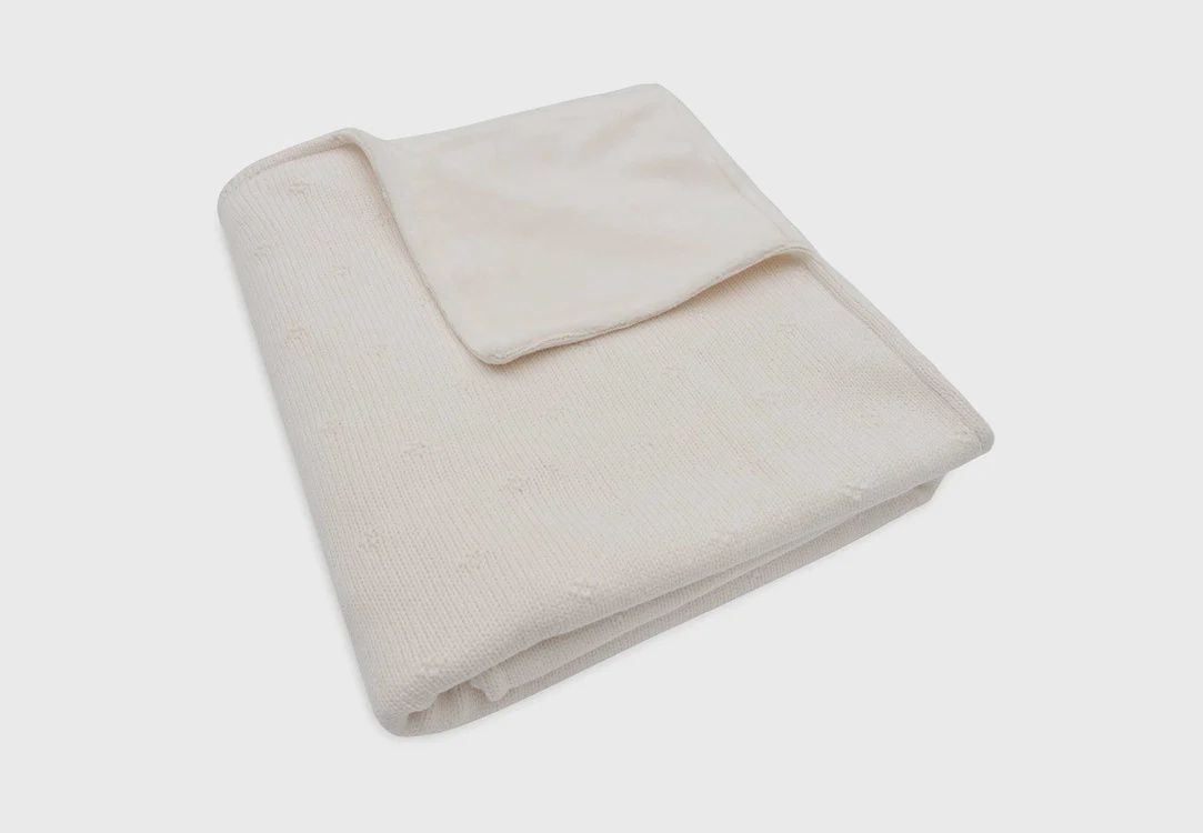 Jollein - Wiegdeken Cosy knit ivory