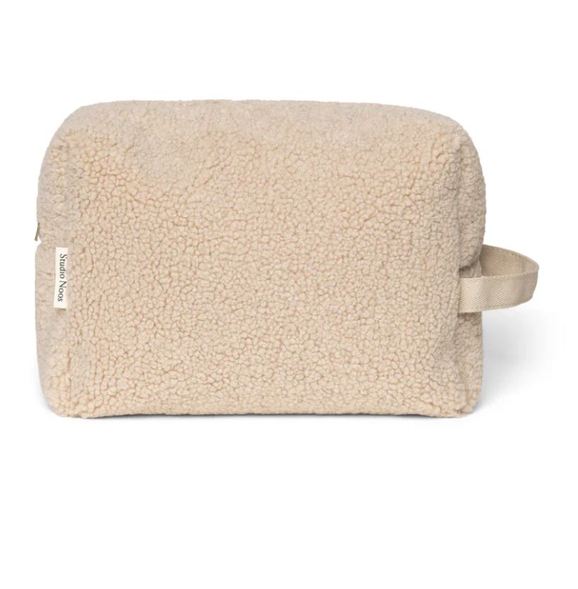 Studio Noos - Ecru Teddy Toiletry Bag