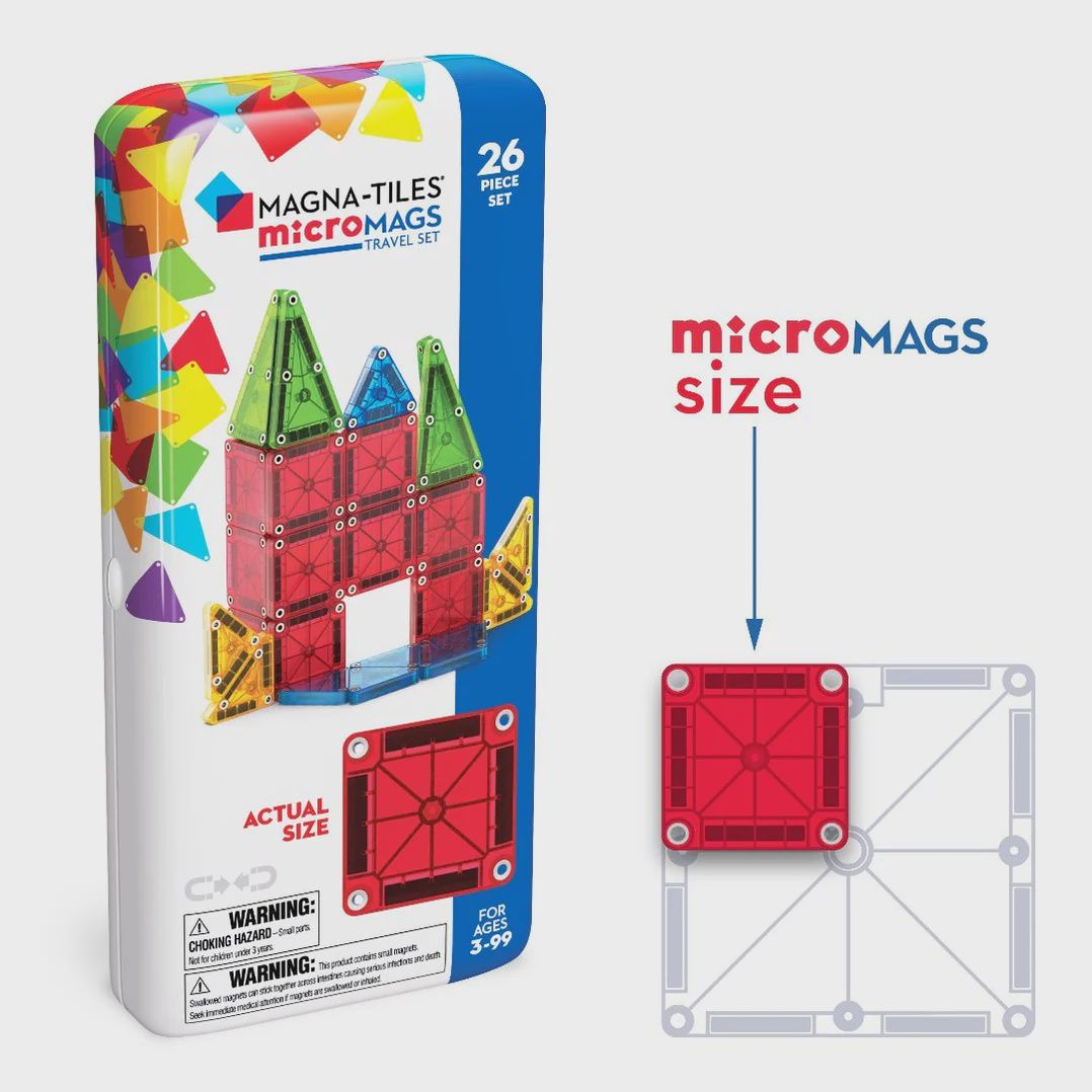 Magna Tiles - Travel set micro - 26 stuks